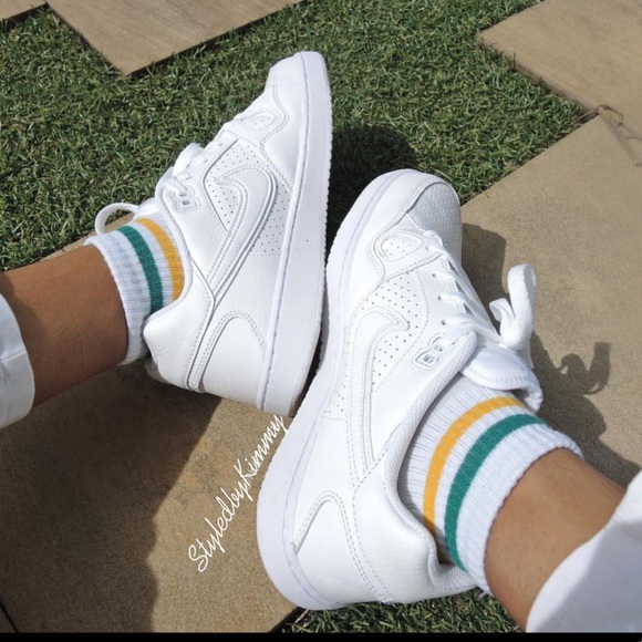 πΈ NIKE Son Of Force Sneakers Shoes White New - Picture 6 of 6